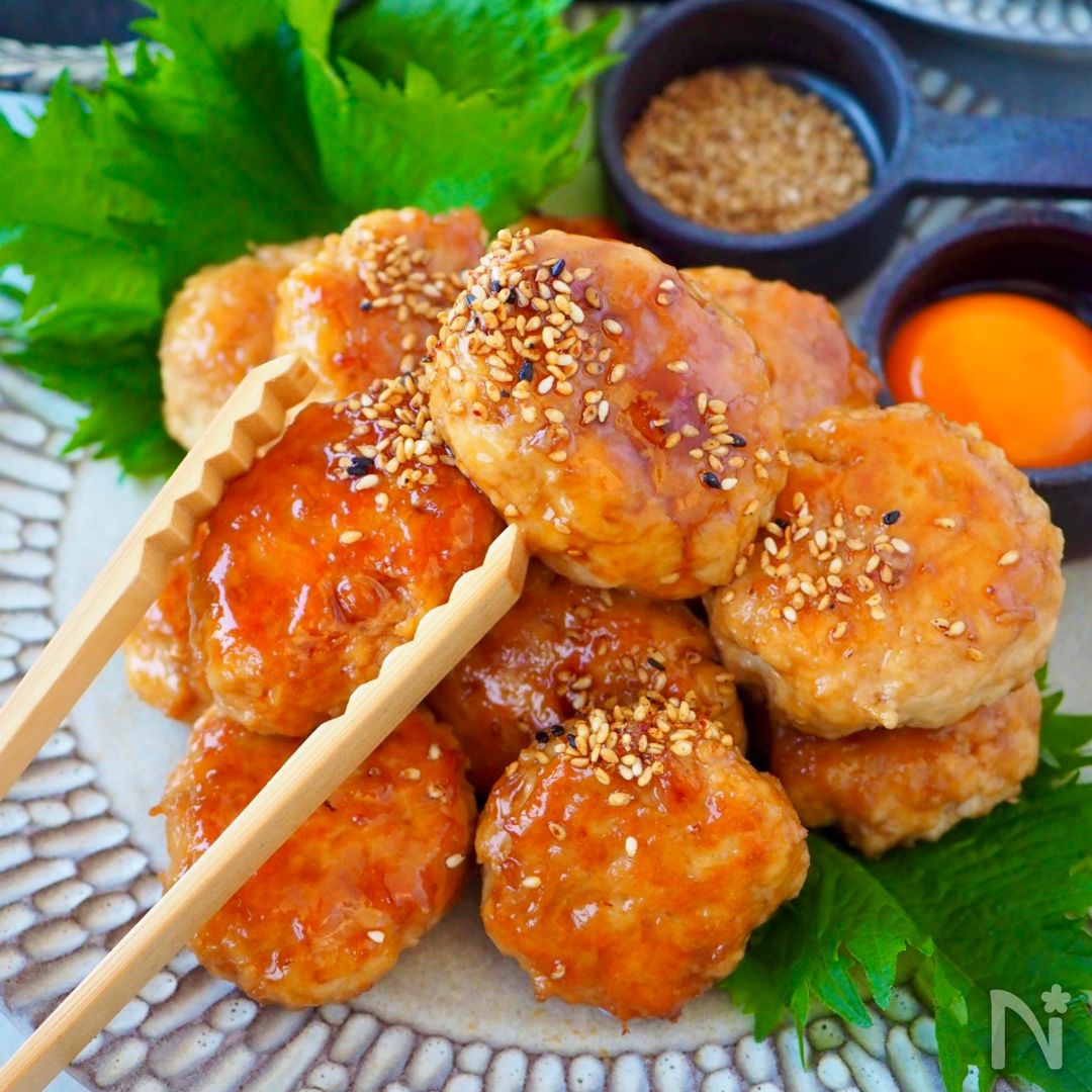 えのきでシャキッとヘルシー鶏つくね】調味料ALL大さじ1のレシピ動画