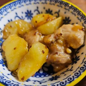 Maiの作ってみた!投稿(新じゃがとチキンのハニーマスタード【作り置き】)
