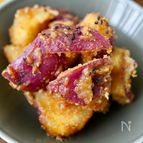 香ばし美味しい♡とりこ飯!!さつまいものピーナッツバター和え