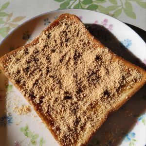 KUMIKOの作ってみた!投稿(きな粉トースト☆懐かしの給食☆朝食に)