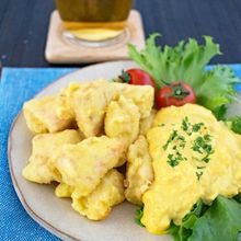 鶏ささみフリッターのエスニックタルタル
