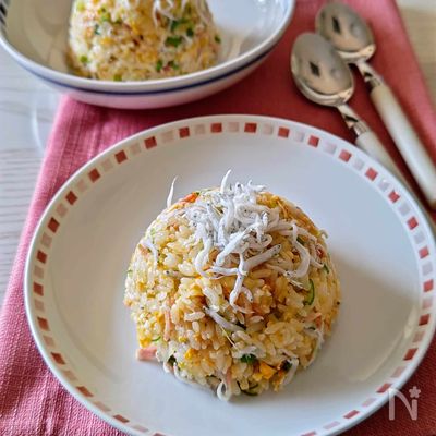 【しらす炒飯】しっとり炒飯が好き。