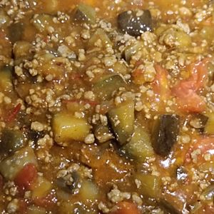 乳酸菌の作ってみた!投稿(なすとトマトのキーマカレー)