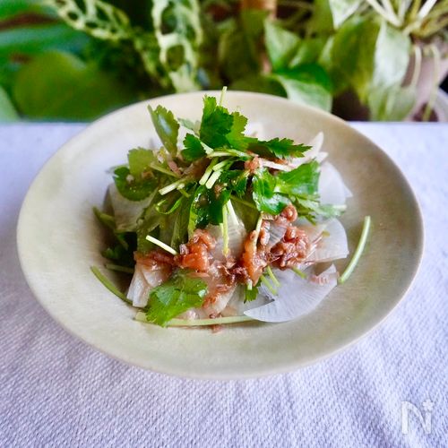 5分で完成♡【香り華やぐ大根サラダwith麹梅ドレッシング】