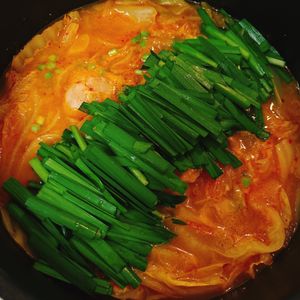 りんの作ってみた!投稿(【鶏キムチ鍋】男子喜ぶガッツリな食べごたえ♪)
