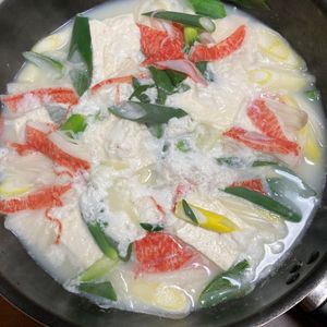 そら・ゆずの作ってみた!投稿(寒くなったら食べたい🤤 とろとろ湯豆腐🩷)