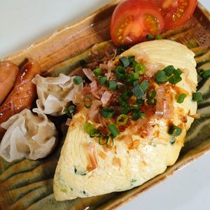 ゆみの作ってみた!投稿(【豆腐とねぎの和風オムレツ】レンジでふわふわ茶碗蒸し風♡)
