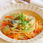塩鯖の野菜あんかけ