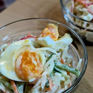 まゆのの作ってみた!投稿(レンジでOK《お惣菜屋さん風♡春雨サラダ》)