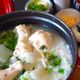 とろとろ煮込んだホロホロ鶏肉の中華風おかゆ