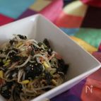豆もやしと海苔のナムル