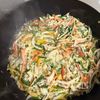 野菜たっぷり米粉でチーズフォンデュチヂミの工程3