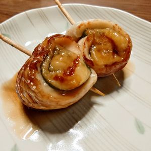viviの作ってみた!投稿(てりてりとろ〜ん♩ちくわしそチーズ照り巻き)
