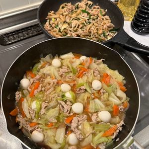 ぽむぽむぷりん🐶🍮の作ってみた!投稿(【片栗粉は先混ぜ】ダマにならない！具だくさん中華あんかけ♪)