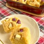 【卵不使用】ほっくりあま〜い♡さつまいものスクエアケーキ