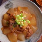 豚バラと大根の甘辛煮♪