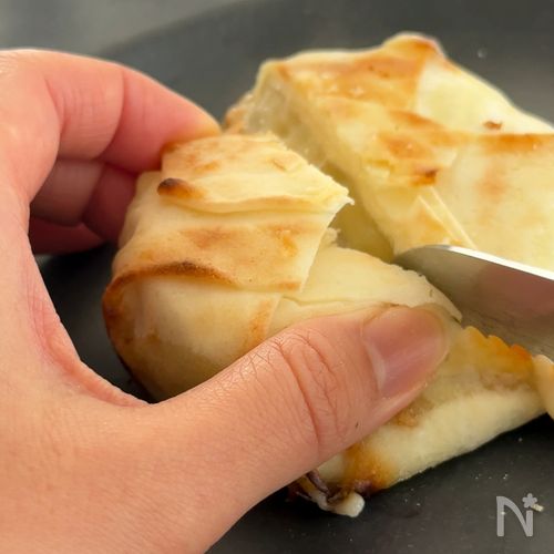 〖 春巻の皮で 〗味噌とナッツの包みカマンベール