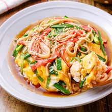 【ニラたま天津飯】ニラ入りで栄養価UP！