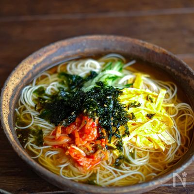 チャンチグクス(韓国式温麺)