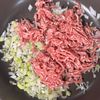 【男子喜ぶ！うま塩ねぎ麻婆豆腐】丼にしても♪の工程1