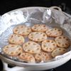 【ヘルシーおつまみ】蓮根のカリッと青のりチーズ焼きの工程2