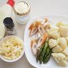 じゃが芋と竹輪のチーズグラタンの工程1