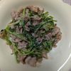 ゆきちんの作ってみた!投稿(ワンパンで!身体いたわる【豚こまとせりのオイスター炒め】)