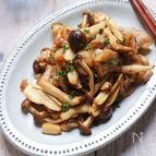 包丁いらず☆豚バラときのこのオイスター炒め