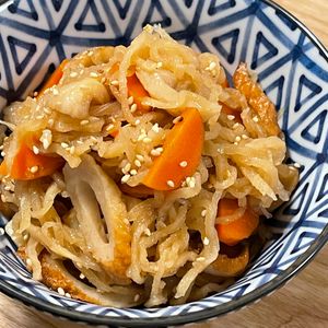 michuの作ってみた!投稿(切り干し大根とちくわのバター醤油煮)