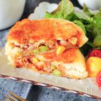 【発酵不要！】フライパンで豆腐米粉ピザパン