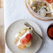 フルーツの薔薇が可愛い♪フラワースコップケーキ
