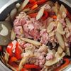フライパン一つで!ごぼう入りポークチャップの工程2