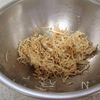 切り干し大根ともやしの酸味和えの工程2