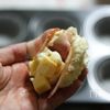 マフィン型で焼く　ベーコンとベビーチーズのスコーンの工程5