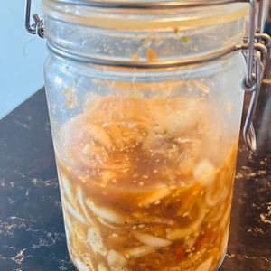 tAnAkoの作ってみた!投稿(美肌常備菜【新玉ねぎの出汁醤油漬け】)