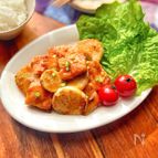 ごはんが進む♪ 鮭と長芋の味噌マヨ照り焼き