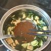 乾物でかさ増し♪キャベツと高野豆腐とわかめの味噌汁の工程2