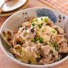 【豚肉と豆腐ときのこの豆乳ごま炒め】ボリューム満点♪の工程3