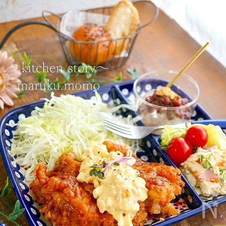 甘酢タレにコツ カリッとジューシーなチキン南蛮 By 桃咲マルク レシピサイト Nadia ナディア プロの料理家のおいしいレシピ