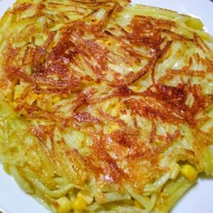 884398の作ってみた!投稿(やみつき♡じゃがいもとコーンのチーズガレット)