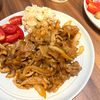 しーちゃんの作ってみた!投稿(【豚こまポークチャップ】お手軽食材!大人も子どもも喜ぶ♡)