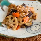 鶏肉とたっぷり野菜の簡単ぽん酢炒め