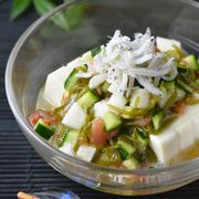 【ねばねばシャキシャキ冷奴】
