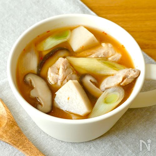 【里いものコクうまスープ】一杯で満足できる！