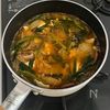 【お豆腐とニラの味噌キムチスープ】ぽかぽか温まる♪の工程3