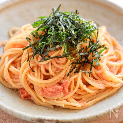 何度も作りたい【明太子パスタ】茹でて和えるだけなのに絶品!