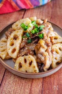 やみつき♡【豚肉とれんこんの甘酢だれ】シャキッと♪香ばしい◎