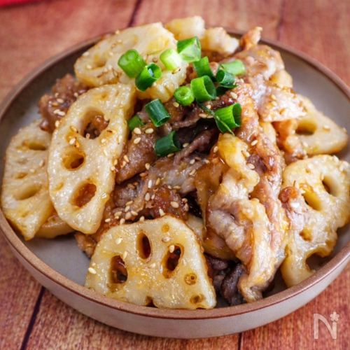 やみつき♡【豚肉とれんこんの甘酢だれ】シャキッと♪香ばしい◎
