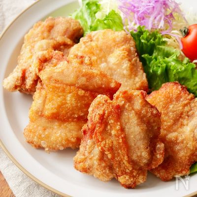 溢れる肉汁に気を付けて！【パリッとじゅわっと揚げチキン】