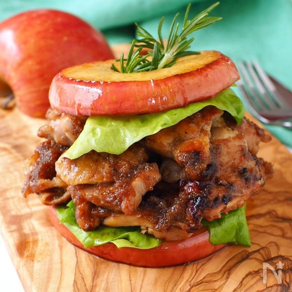 照り焼きアップルバーガー